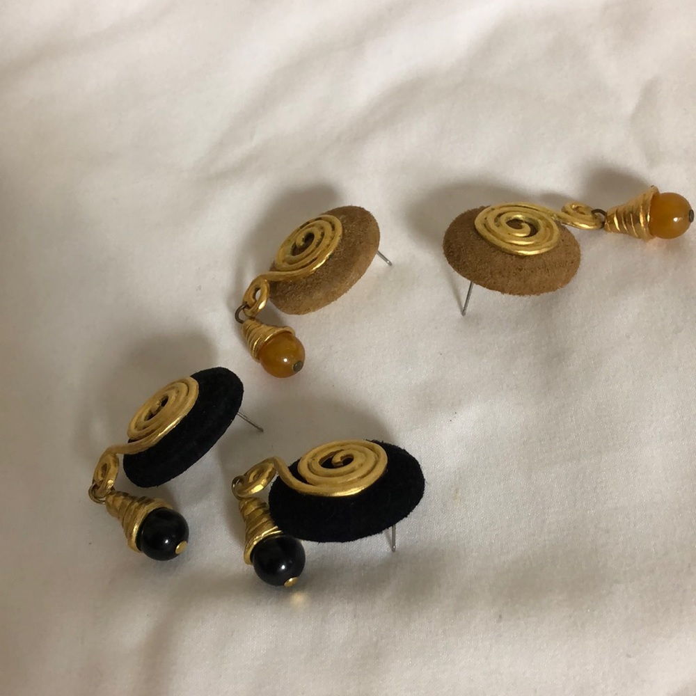 Vintage costume jewelry earrings - Picture 5 of 5